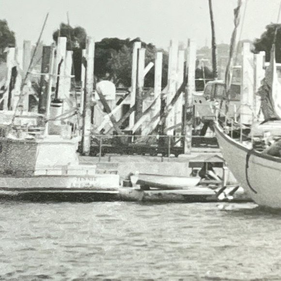 Vintage Found Photo Sailing on the Sayonara Gibraltar Boat Marina - Picture 9 of 11